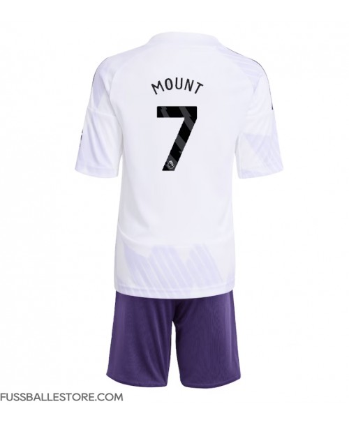 Günstige Manchester United Mason Mount #7 Auswärts Trikotsatzt Kinder 2025-26 Kurzarm (+ Kurze Hosen) Günstige Manchester United Mason Mount #7 Auswärts Trikotsatzt Kinder 2025-26 Kurzarm (+ Kurze Hosen)
